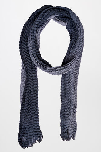 Grey Print Scarf, , image 1